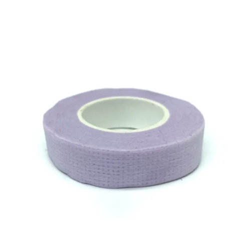  Скотч паперовий для ламінування вій, стрічка для нарощування вій, колір фіолетовий (9 метрів)