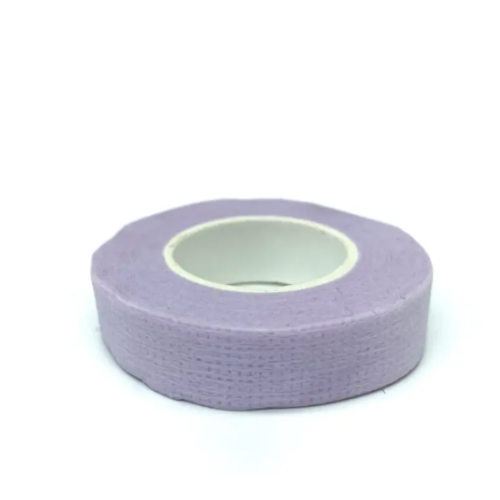Скотч паперовий для ламінування вій, стрічка для нарощування вій, колір фіолетовий (9 метрів)