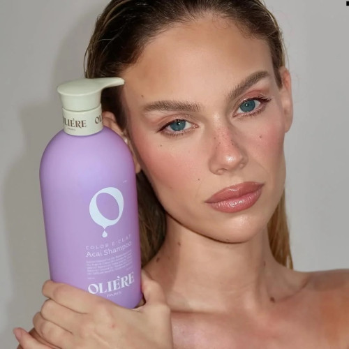 OLIE'RE PARIS Шампунь для нейтрализации желтых и оранжевых оттенков волос Color E'Clat Acai, 500 мл