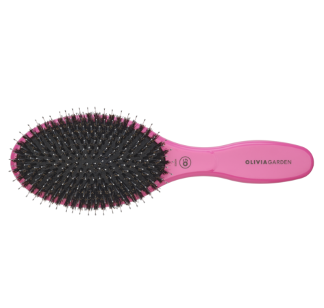 Щітка Olivia Garden Expert Care Oval Boar&Nylon Bristles Pink