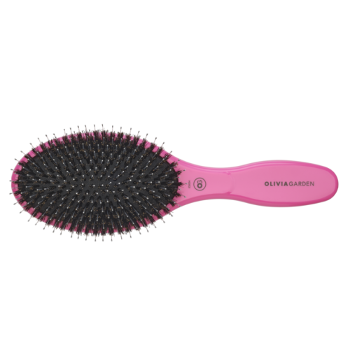 Щітка Olivia Garden Expert Care Oval Boar&Nylon Bristles Pink