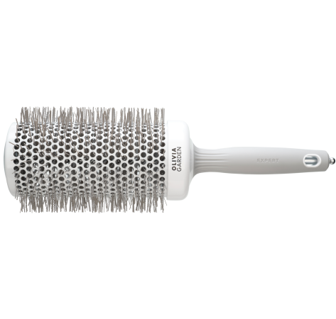 Брашинг Olivia Garden Expert Blowout Speed Wavy Bristles White&Grey 65 мм
