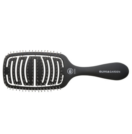 Щетка Olivia Garden Expert Flex Thick Matt Black