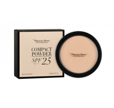 Pierre Rene Компактна пудра з SPF25 02 Basic