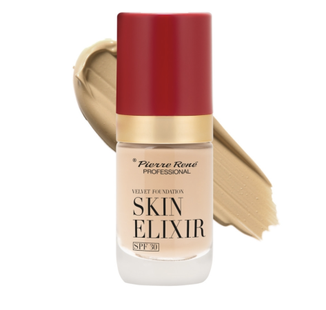 Pierre Rene Тональный флюид VELVET SKIN ELIXIR SPF 30, 01