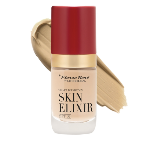 Pierre Rene Тональный флюид VELVET SKIN ELIXIR SPF 30, 01