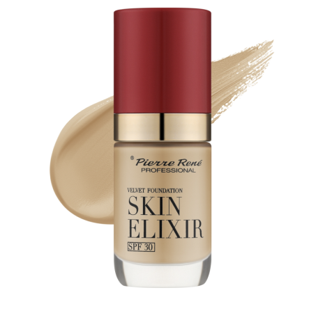 Pierre Rene Тональный флюид VELVET SKIN ELIXIR SPF 30, 02