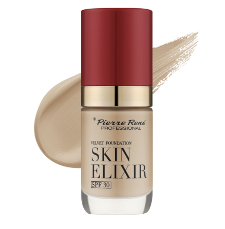 Pierre Rene Тональный флюид VELVET SKIN ELIXIR SPF 30, 03