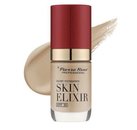 Pierre Rene Тональный флюид VELVET SKIN ELIXIR SPF 30, 03