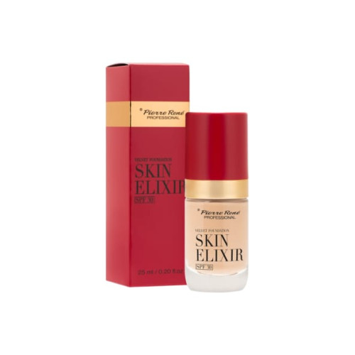 Pierre Rene Тональный флюид VELVET SKIN ELIXIR SPF 30, 01