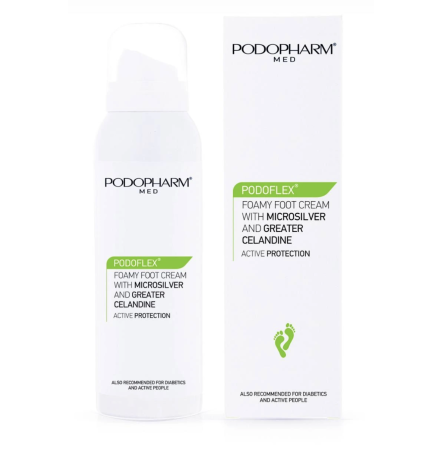 Podopharm Піна з мікросріблом і чистотілом для ніг 125 мл