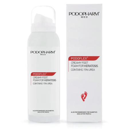 Podopharm Пена с 15% мочевины от гиперкератоза 125 мл