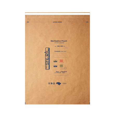 Pro Steril Крафт-пакети для стерилізації коричневий (300*400 мм) 100 шт