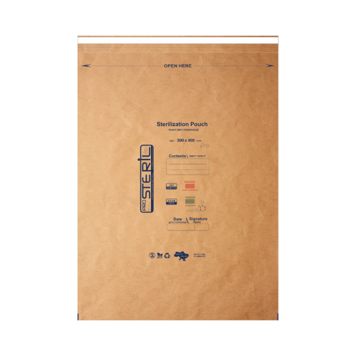 Pro Steril Крафт-пакети для стерилізації коричневий (300*400 мм) 100 шт