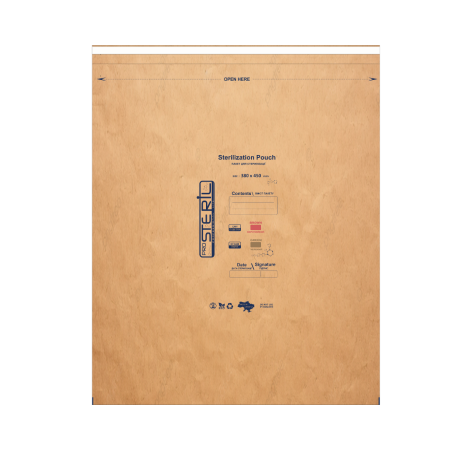 Pro Steril Крафт-пакети для стерилізації коричневий (380*450 мм) 100 шт