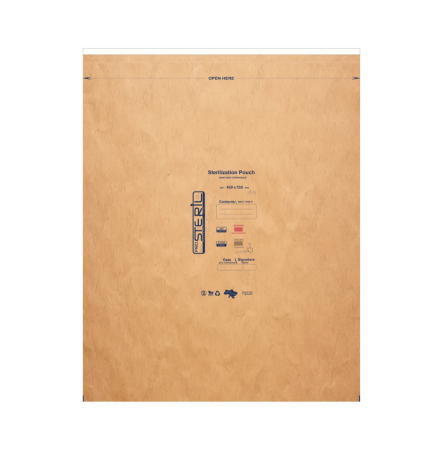 Pro Steril Крафт-пакети для стерилізації коричневий (450*550 мм) 100 шт