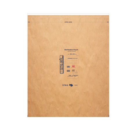 Pro Steril Крафт-пакети для стерилізації коричневий (450*550 мм) 100 шт
