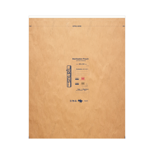 Pro Steril Крафт-пакети для стерилізації коричневий (450*550 мм) 100 шт