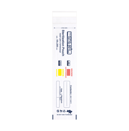 Pro Steril Крафт-пакети для стерилізації білі (50*200 мм) 100 шт