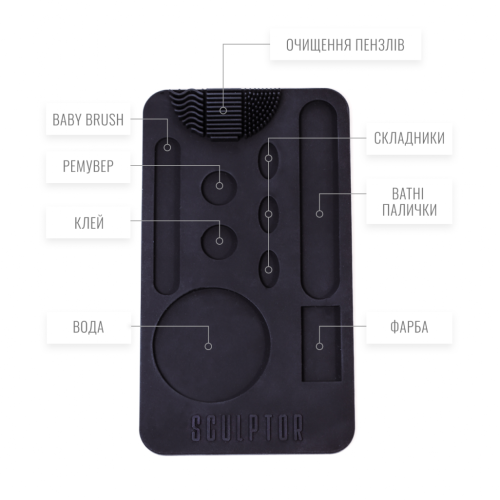 Sculptor Силіконова палітра LAMIPALETTE
