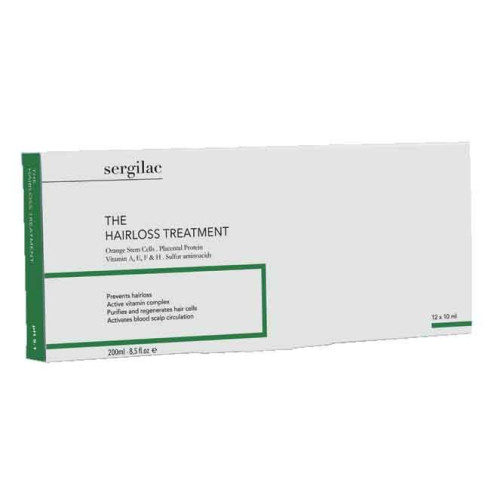 Ампули проти випадіння волосся SERGILAC 12*10 мл