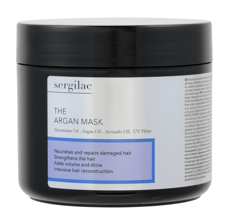 Маска с аргановым маслом для волос SERGILAC 500 мл