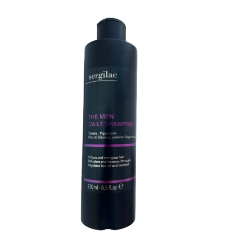 Шампунь для чоловіків для щоденного використання The Men Daily Shampoo SERGILAC 250 мл