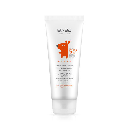 BABE Дитячий сонцезахисний лосьйон для обличчя та тіла spf 50+ PEDIATRIC 100 мл