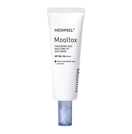 MEDI-PEEL Сонцезахисний тонуючий крем для обличчя SPF 50+  Hyaluronic Acid Aqua Mooltox Mild Tone Up Sun Cream  50 мл