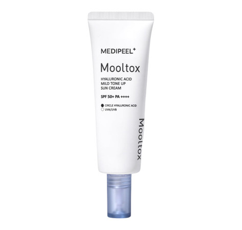 MEDI-PEEL Сонцезахисний тонуючий крем для обличчя SPF 50+  Hyaluronic Acid Aqua Mooltox Mild Tone Up Sun Cream  50 мл