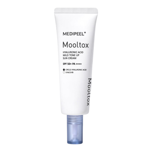MEDI-PEEL Сонцезахисний тонуючий крем для обличчя SPF 50+  Hyaluronic Acid Aqua Mooltox Mild Tone Up Sun Cream  50 мл