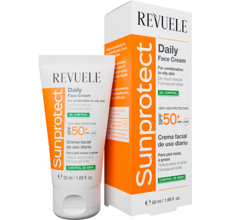 REVUELE Сонцезахисний крем SPF 50+  контроль жирності  Sunprotect  50 мл