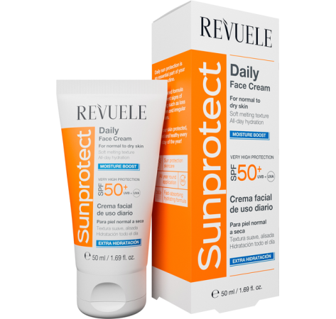 REVUELE Сонцезахисний зволожуючий крем SPF 50+ Sunprotect  50 мл