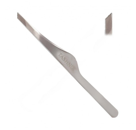 Tashnik Пінцет для брів скошений