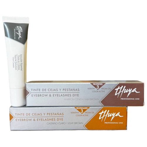 Thuya Фарба для брів світло-коричнева + молочний шоколад + кремовий окисник 14 мл