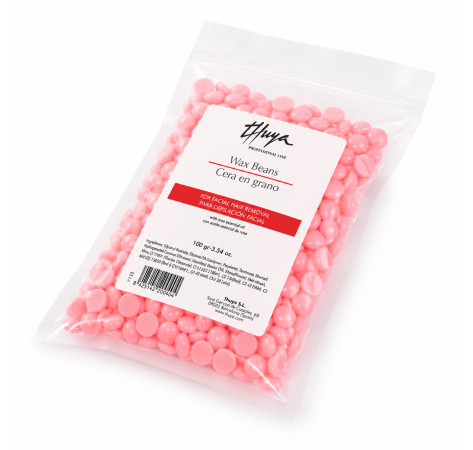 Thuya Wax Beans Rose Пленочный воск в гранулах с маслом розы, 100 г