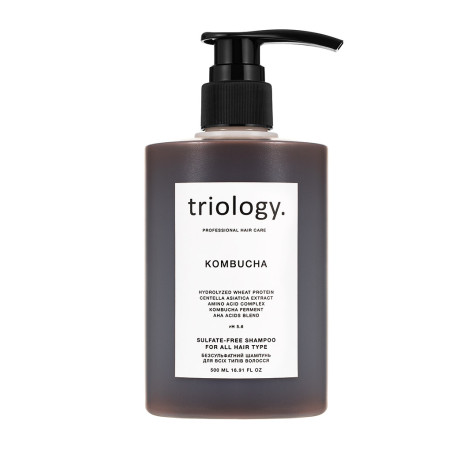 Triology. Бессульфатный шампунь для всех типов волос с комбучей Kombucha 500 мл
