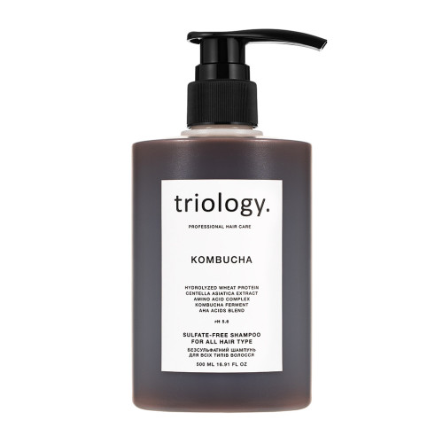 Triology. Бессульфатный шампунь для всех типов волос с комбучей Kombucha 500 мл