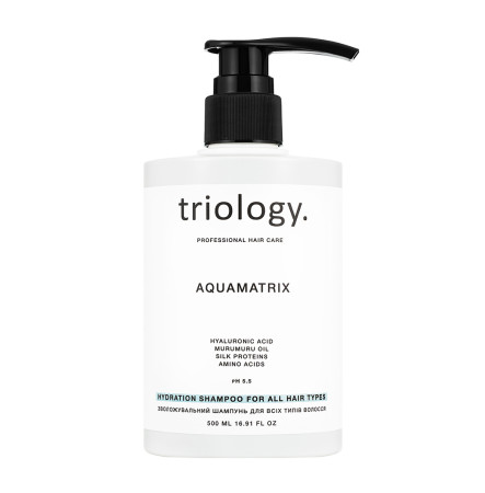 Triology. Зволожувальний шампунь для всіх типів волосся Aquamatrix 500 мл