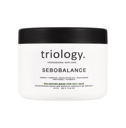 Triology. Балансировочная маска для волос склонных к жирности Sebobalance 330 мл