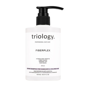 Triology. Восстановительный шампунь для поврежденных и окрашенных волос Fiberplex 500 мл
