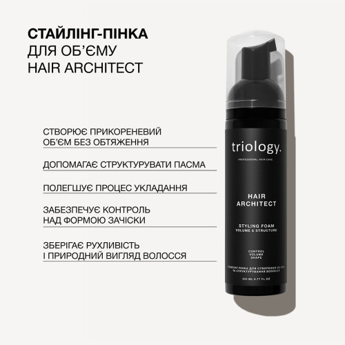 Triology. Стайлинг-пенка для создания объема и структурирования волос Hair Architect 200 мл