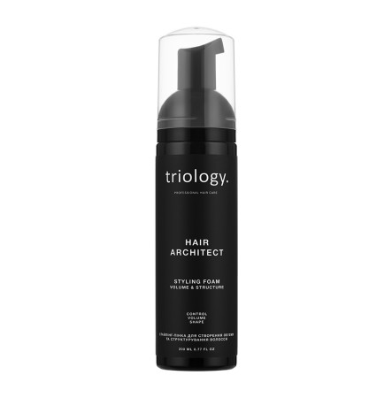 Triology. Стайлінг-пінка для створення обʼєму та структурування волосся Hair Architect 200 мл