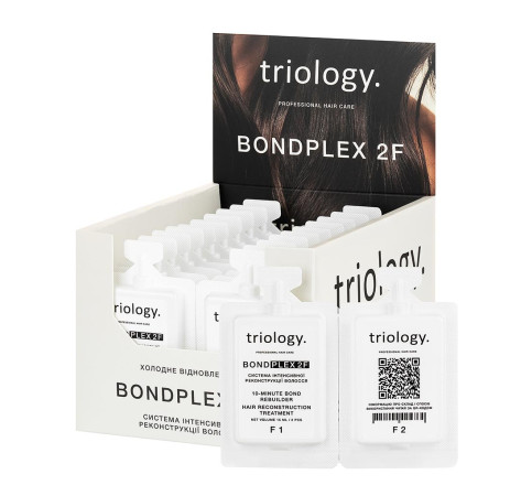 Triology. Холодное восстановление. Система интенсивной реконструкции волос BONDPLEX 2F