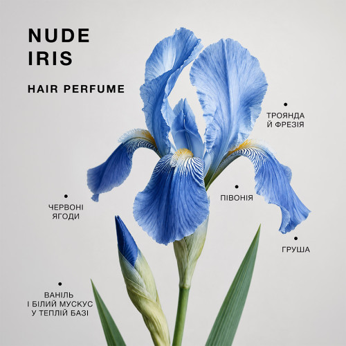 Triology. Парфюмированная вода для волос Nude Iris 30 мл