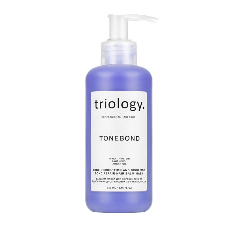 Triology. Бальзам-маска для корекції тону та відновлення дисульфідних зв’язків волосся TONEBOND, 250 мл