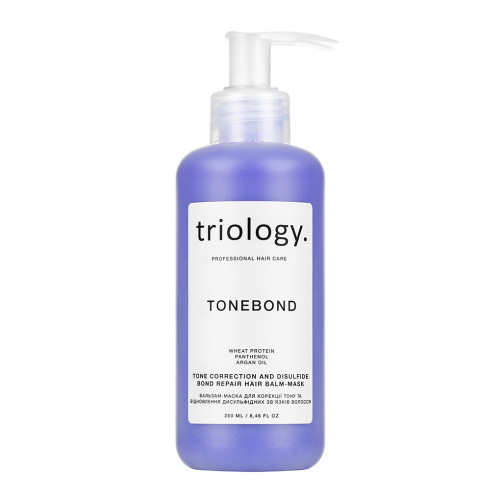 Triology. Бальзам-маска для корекції тону та відновлення дисульфідних зв’язків волосся TONEBOND, 250 мл