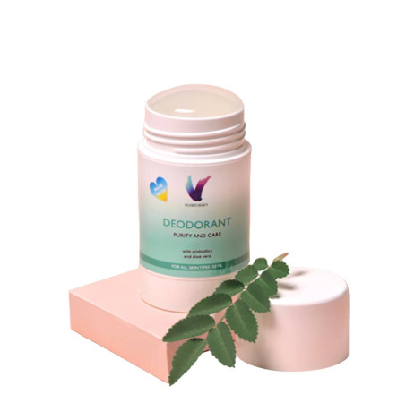 Натуральный дезодорант с пробиотиками и алоэ вера Velaskes Beauty 50 мл