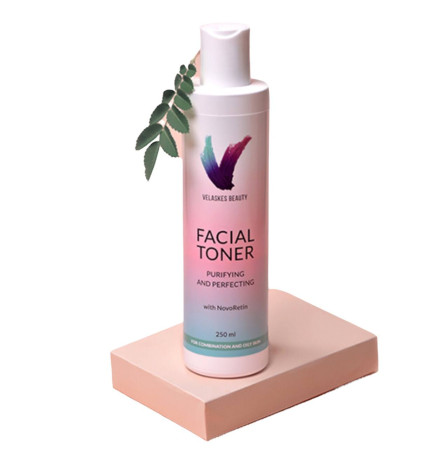 Тонер для комбінованої та жирної шкіри Velaskes Beauty Purifying and Perfecting Facial Toner 250 мл