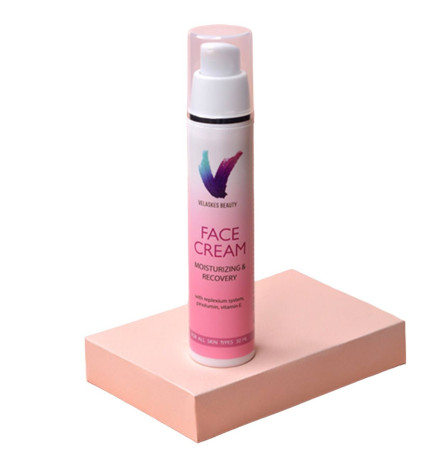 Крем для обличчя Зволоження й відновлення шкіри" Velaskes Beauty Moisturizing & Recovery Face Cream 50 мл